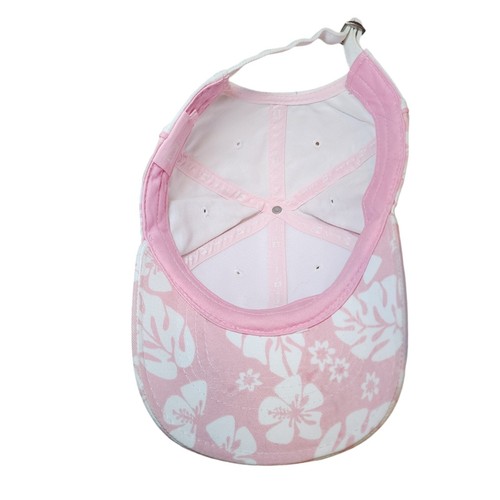 New Era Oakland Las Vegas Raiders Hawaiin Print Pink Hat Women's Adjustable NFL - Picture 5 of 6