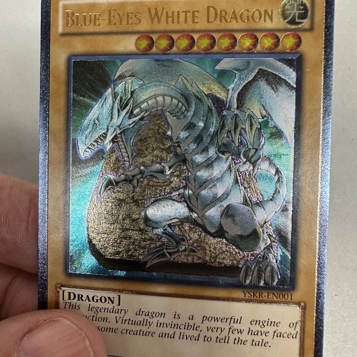 YuGiOh - Blue-Eyes White Dragon YSKR-EN001 Ultimate Rare 1st