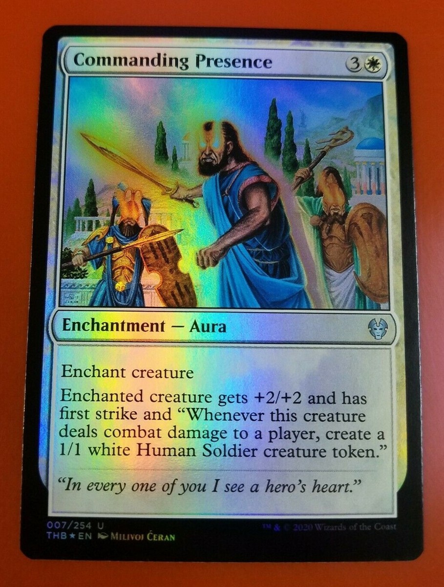 1x Commanding Presence | FOIL | Theros Beyond Death | MTG Magic