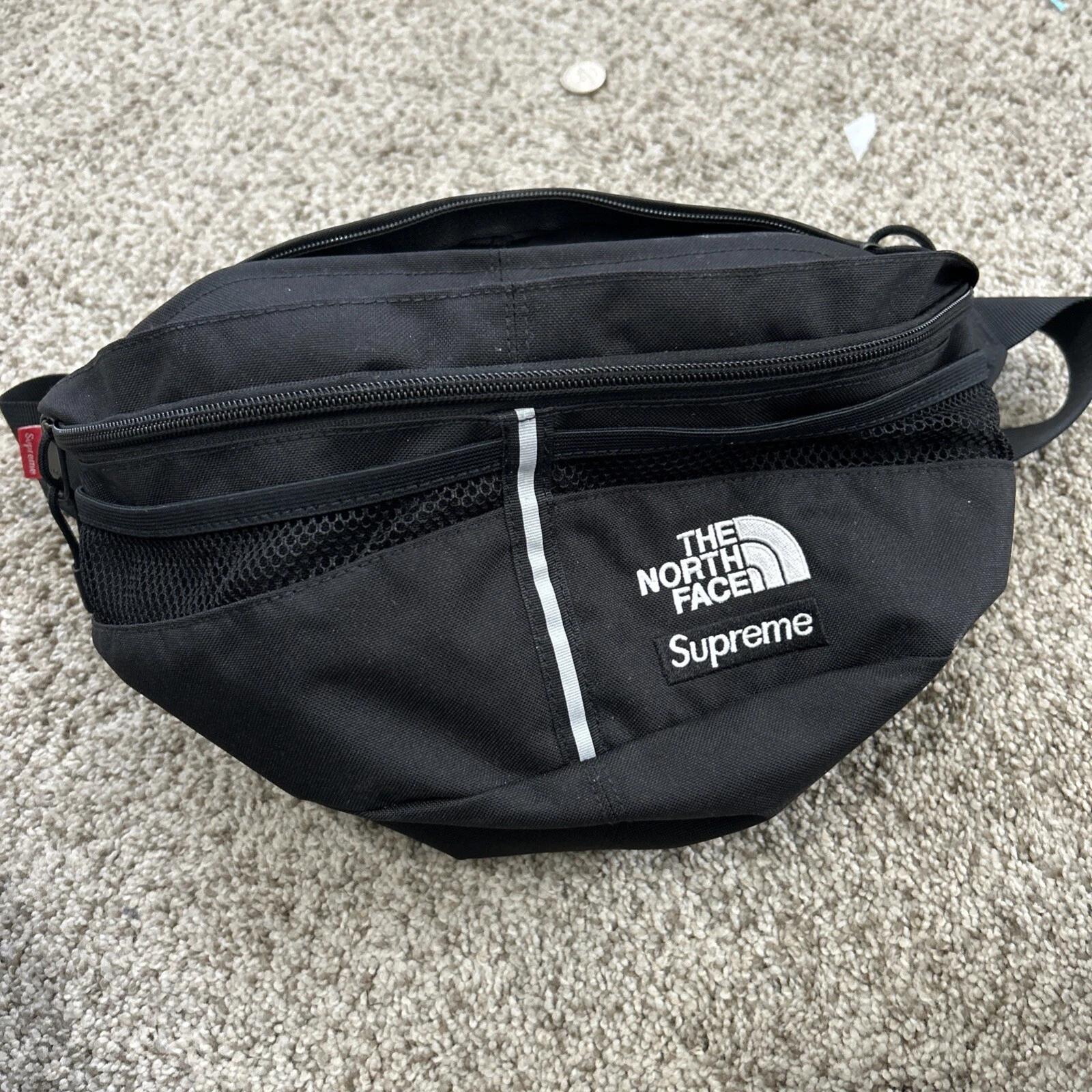 Sac taille fendue Supreme The North Face noir