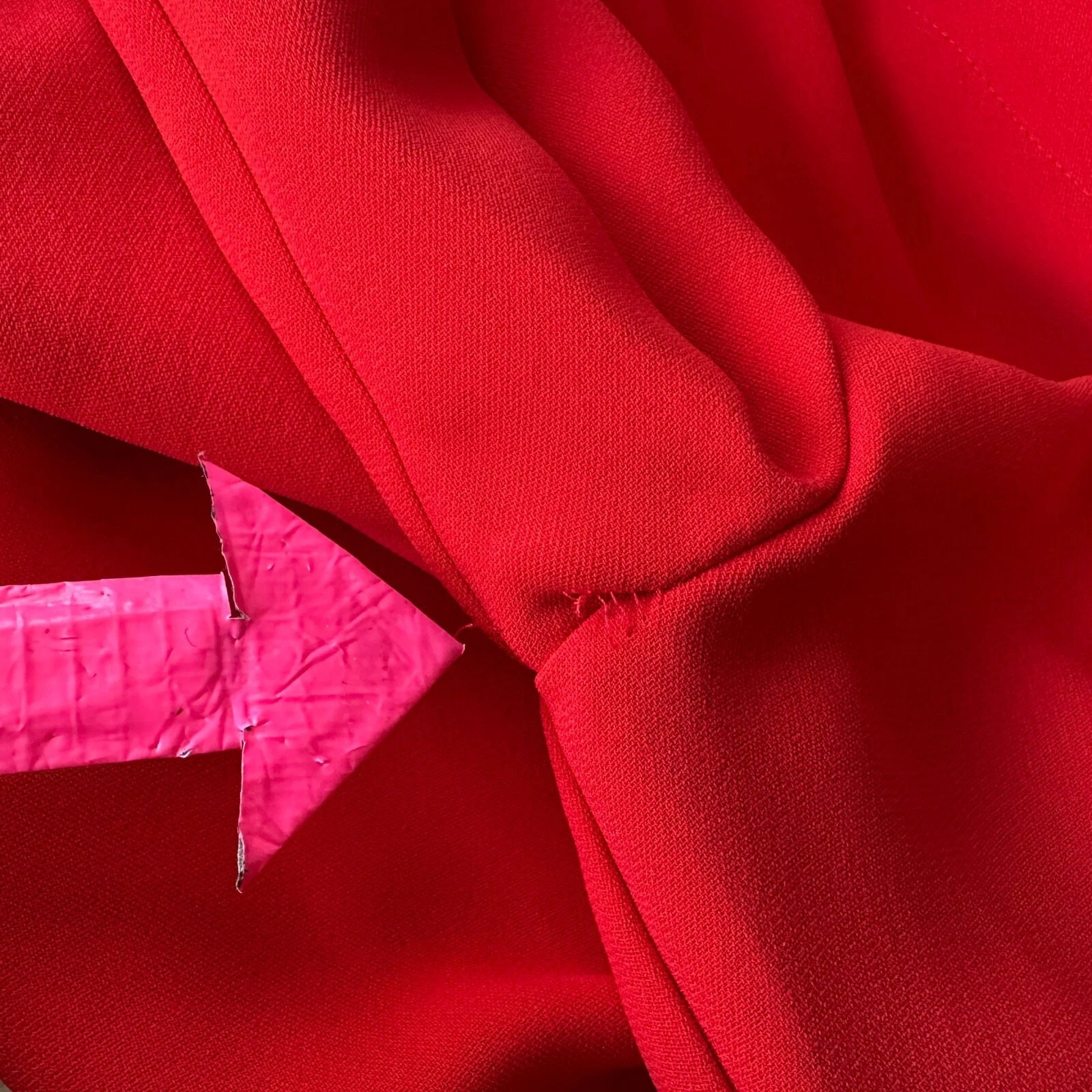 Kate Spade New York donna 6 abiti cravatta manica lunga scollo a V rosso festa cocktail