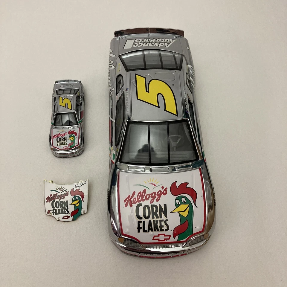 Prendedor de coche y sombrero Terry Labonte Kellogg's Corn Flakes 1:24 y 1:64 diecast NASCAR #5 Foto 2 de 4