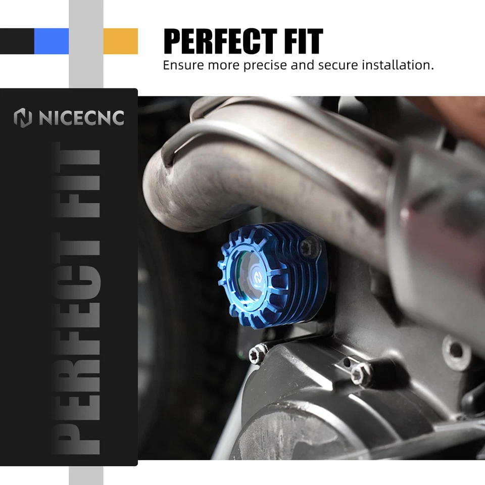 Tapón de tapa de filtro de aceite para motor derecho Husqvarna 701 Enduro/Supermoto 16-24 Foto 2 de 4