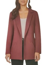 Matty M Women's Knit Boyfriend Blazer ,Rosewood, Size S
