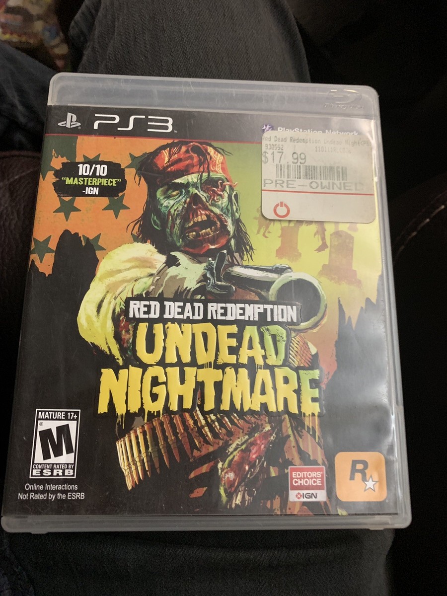 Red Dead Undead Nightmare Ps3 710425499623| eBay