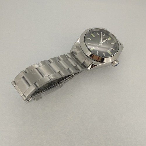 Orologio Casual 40mm Parnis Meccanico Automatico Da Uomo Marcatore Verde Cristallo Zaffiro - Foto 8 di 10