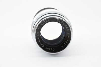 Canon Serenar 100 mm F4 f/4 Lens Leica LTM M39 SN 41361 Lens Canon Serenar 100 mm F4 f/4 Lens Leica LTM M39 SN 41361 Lens