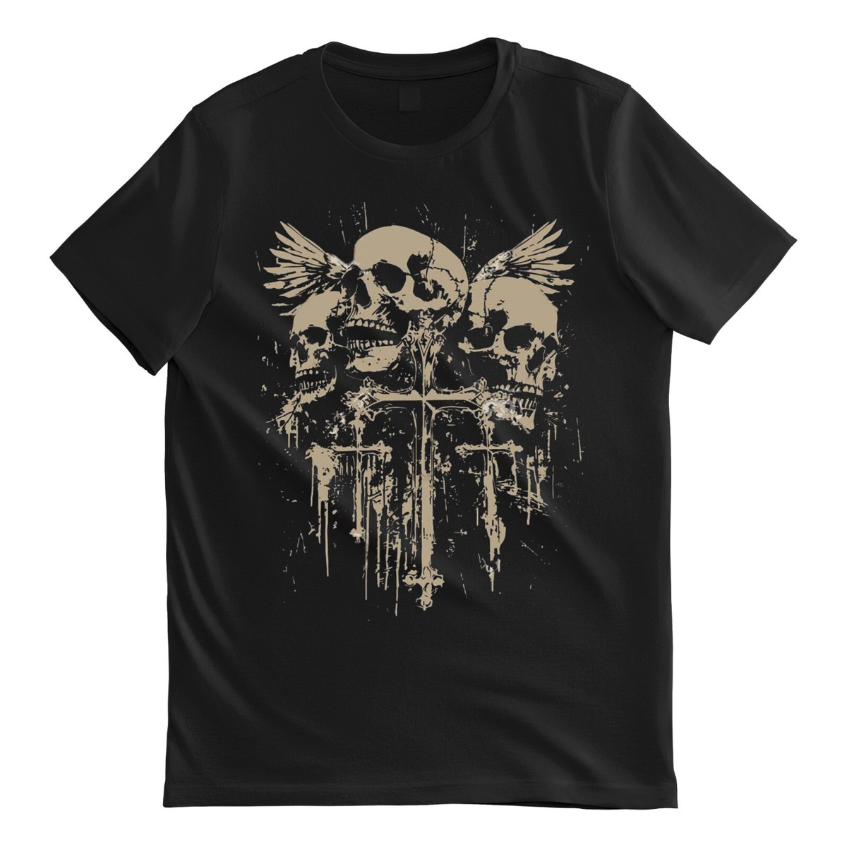 トップス skull cross print thermal l/s y2k grunge Amazon.com: Skull Cross Y2K Goth Alt Grunge Gothic Emo