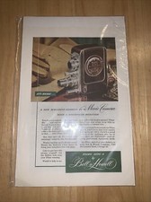 1948 BELL HOWELL FILMO AUTO 8 Magazine Loading Movie Camera art print ad