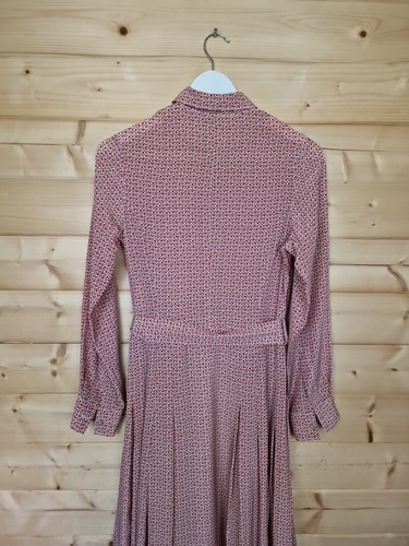 Abito camicia midi seta floreale stampa liberty davvero selvaggia taglia UK6 PREZZO AL PUBBLICO £575 - Foto 16 di 22