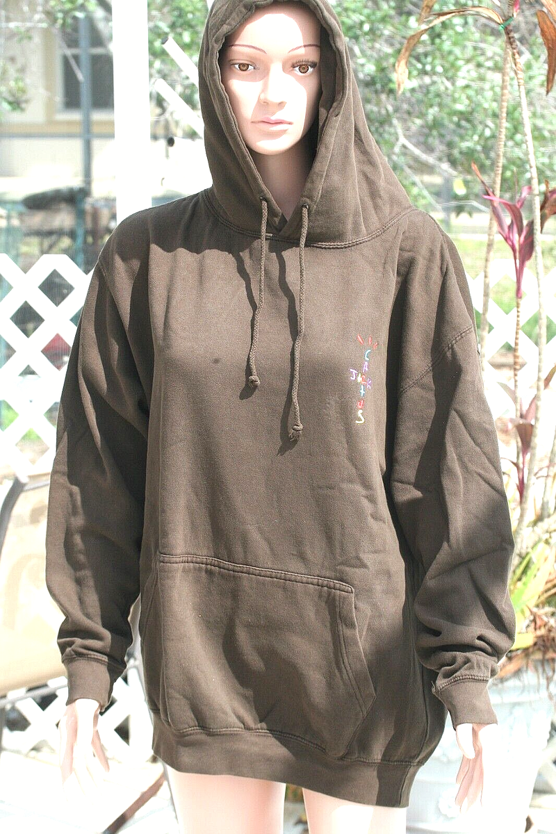 Cactus Jack Travis Scott McDonalds Brown Smile Hoodie Small Puffy
