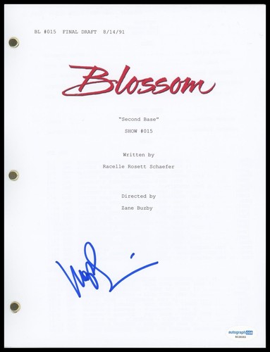 Mayim Bialik "Blossom" AUTOGRAPH SIgned Full 'Second Base' Episode Script ACOA