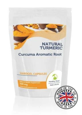 Turmeric Curcuma Root 500mg Hardgel Capsules Healthy Mood