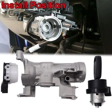 Ignition Switch With Lock Cylinder Key For VW Golf Jetta Rabbit Audi 2006-2011
