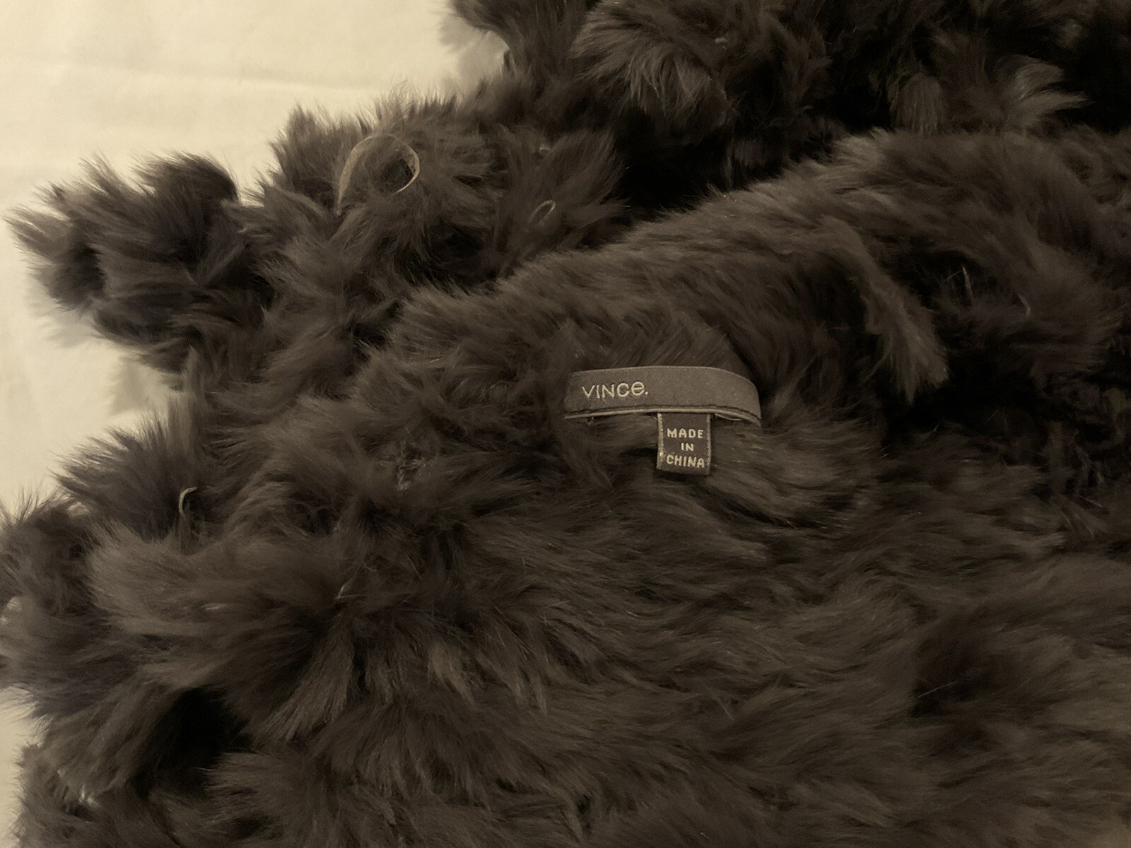 Vince Fur Scarf Twisted Infinity Soft Loop Snood - image 6