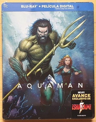Aquaman - Steelbook Blu-ray (Spanien Import) NEU/OVP