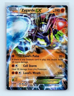 Pokemon tcg XY - Fates Collide Zygarde EX Near Mint or Better | eBay