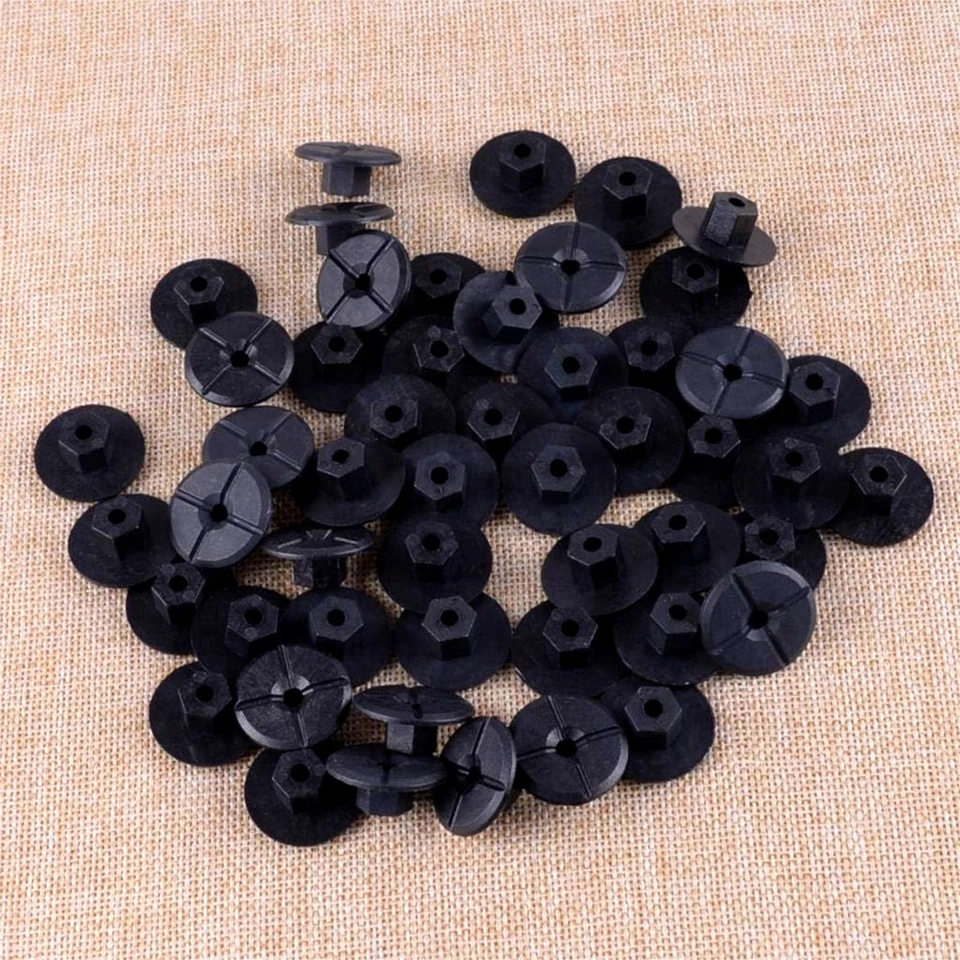 50 clips de tuerca Mercedes-Benz - forro de guardabarros, forro de arco de rueda y protector contra salpicaduras Foto 2 de 4