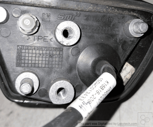 Retrovisore est. regolaz. elettr. SX OPEL ASTRA (B16) ST 1.6 Turbo SHT S&S - Picture 4 of 7
