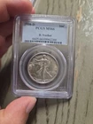 1938-D Walking Liberty Half Dollar graded MS66 by PCGS KEY DATE D. Voelbel
