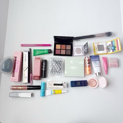Set Of 25 Ipsy Makeup Samples Face Eyes Tools Lips