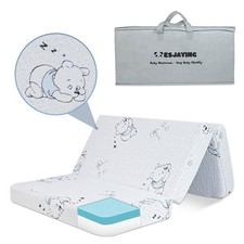 Pack and Play Mattress Pad, 38"x 26" Trifold Baby Mattress for Pack N Play wi...