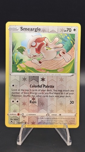 Smeargle 137/195 Swsh12: Sword & Shield - Silver Tempest Reverse Holo - Picture 1 of 2