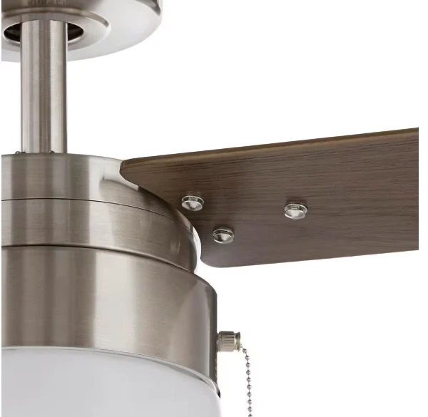 Hampton Bay Montgomery 44in. Indoor Brushed Nickel Ceiling Fan New 1005 823 662 - Image 4 of 4