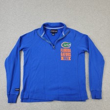 Florida Gators JanSport 1/4 Zip Sweatshirt Mens Small Blue 1853 Graphic Pullover