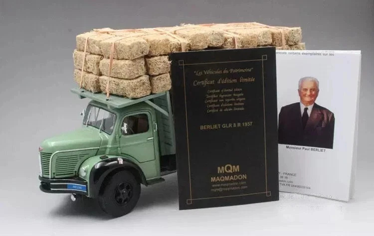 per MQM per BERLIET per GLR 8R 1957 trasporto erba 1:24 auto modello pre-cost... - Immagine 2 di 4