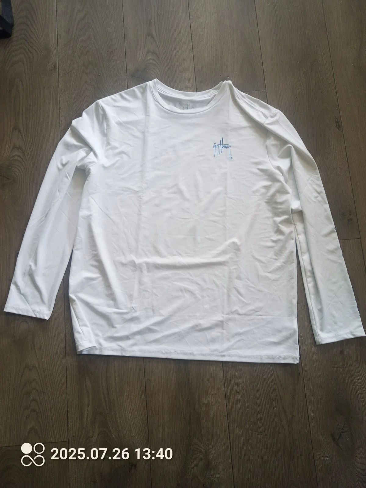 Guy Harvey Fishing Shirt Long Sleeve Performance Logo XL