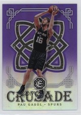 2016-17 Panini Excalibur Crusade Purple /49 Pau Gasol #60 HOF 04at