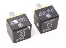 2x Relay 53 Multi Purpose Fog Horn Defrost Fuel Pump Vw Audi - 141 951 253 B