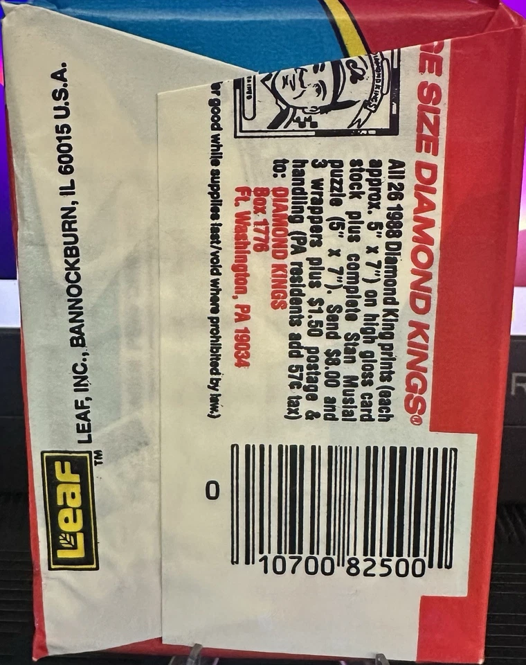 Quebra-cabeça e cartas de beisebol Donruss 1988 – Pacote lacrado – 15 cartas + quebra-cabeça - Imagem 2 de 2