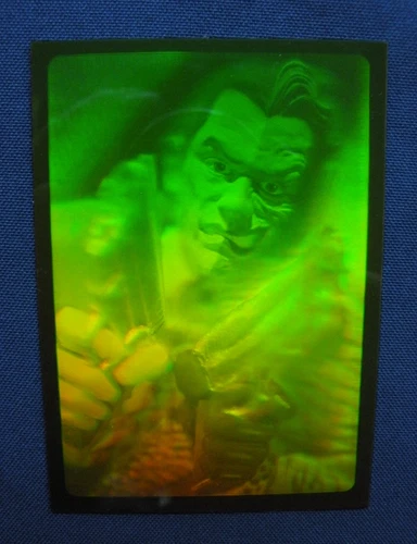 1995 Fleer Batman Forever hologram metal Two Face 3D card