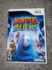 Monsters VS Aliens (Nintendo Wii, 2009) Complete
