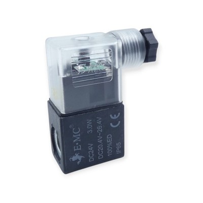 EMC Magnetventil DC24V 3.0W DC20.4~V.26.4V 100%ED IP65