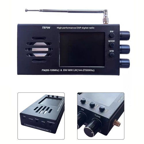 TEF6686 FM and SW/MW/LW Radio Receiver Precise Tuning with Knob Controls - Photo 11/13