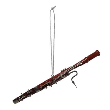 Broadway Gifts Bassoon Christmas Tree Ornament 6.75 inches - Musical Instrument