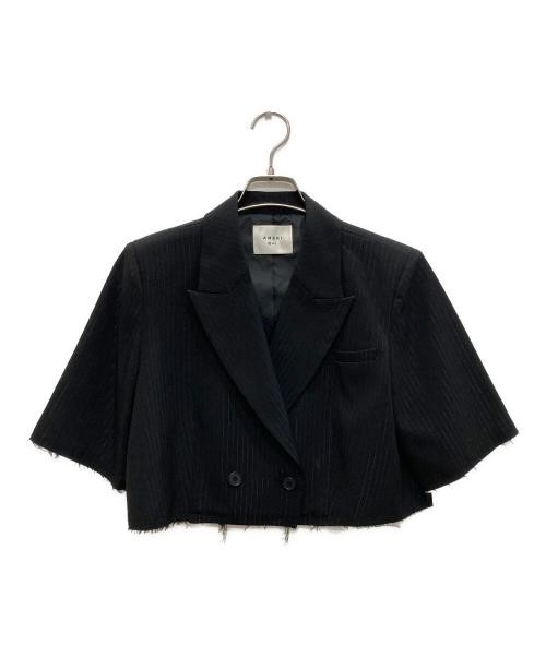 Ameri                    CUT OFF SHORT JACKET bla… - image 1