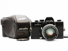 Minolta SRT101 Black 35mm SLR Film Camera MC Rokkor PF 55mm f/1.7  Excellent 4  