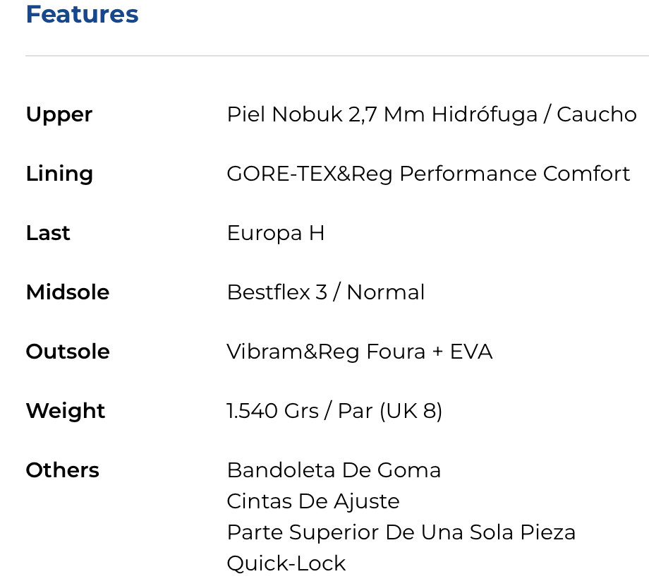 botas de trekking bestard