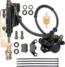 Rear Foot Brake Master Cylinder Caliper Set 50-125cc Taotao Coolster ATV Quad