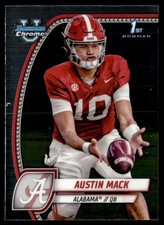 2024 Bowman University Chrome Austin Mack Rookie Alabama Crimson Tide #87