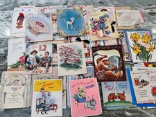 Vtg Greeting Cards Lot of 50 PLUS Vintage Cards Wonderful Variety 2