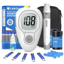 G-425-3 Blood Glucose Monitor Kit, 100 Test Strips, 100 Lancets, 1 Blood Sugar M