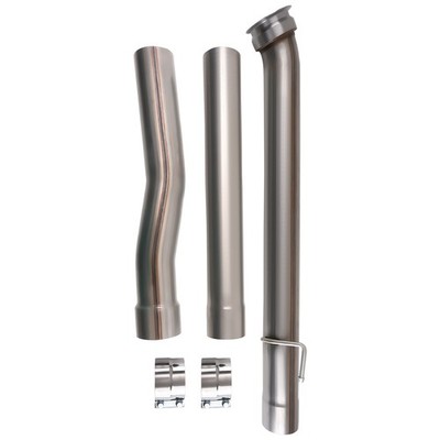 4'' Exhaust Pipe Kit for Dodge Ram 2500 3500 Cummins 6.7L 2019-2024 Clamp-on