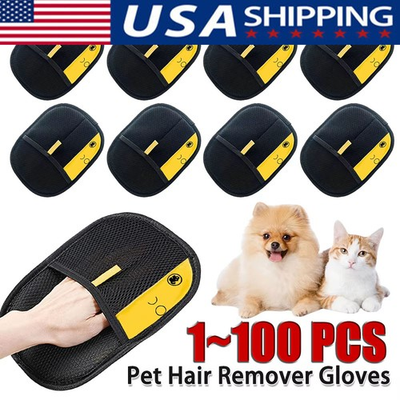 #ad 2026 New Pet Glove Cat Grooming Gloves Cat Hair Remover Pet Dog Hair Remover LOT $233.79