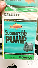 Beckett - M60AUL - Springbrunnenpumpe - Tauchpumpe Wasserpumpe Max Flow 120 GPH, 5 Watt,