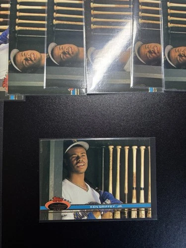 Ken Griffey Jr Topps Stadium Club 1990 2nd Year Vintage NM Baseball Card MLB